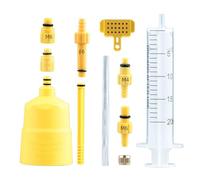 Kit de purge d'huile de frein hydraulique pour vélo de route - Outil de purge pour vélo de route - Disque de purge d'huile minérale - Entretien de réparation de vélo de montagne