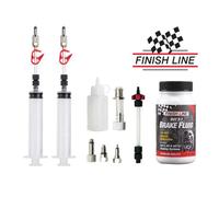 Kit de purge Jagwire Workshop Pro DOT Bleed Kit-With Finish Line DOT oil 120ml Multicolore
