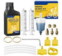 Kit de purge pour freins à disque MAGURA - 150 ml de liquide de frein minéral - Freins à disque de vélo - Kit de purge hydraulique