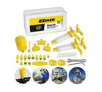 Kit de Purge pour Freins de Bicyclette, Huile Minérale Hydraulique, Compatible séries Shimano, Magura, Tektro, Sram- Outils Vélo