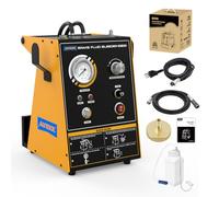 Kit de Purgeur de Freins Automatique 220V AC, Machine à Échanger et Purger le Liquide de Freins par Pulsations, Pompe à Liquide de Freins - Utilisation Facile pour Personne Seule, Compatible Véhicules