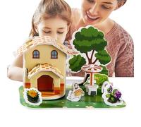 Kit De Puzzle 3D pour - Maquette À Construire pour Garçons Et Filles,Projet Créatif Parent-Enfant pour Apprentissage Préscolaire - Loisirs à Domicile et Déplacements