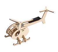 Kit de puzzle d'avion en bois - Modèle d'avion en bois avec hélice mobile - Jouet amusant pour adultes - Jeu de coordination œil-main créatif - Pour bureau, aviation