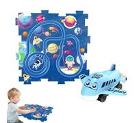 Kit de Puzzle de Voiture de Course pour | Circuit de Jeu de Voiture pour | Jeu de Construction de Train, véhicule et Planche de Jigsaw Board Jouet éducatif pour à l'âge de 3