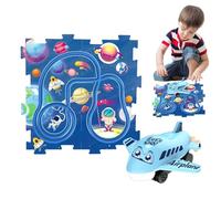 Kit de Puzzle de Voiture de Course pour - Jeu de Construction de Train, véhicule et Planche de Jigsaw - Jouet éducatif pour à l'âge de 3 Ans