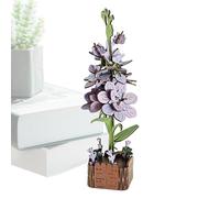 Kit de Puzzle Rose en Bois à Faire soi-même - 24,4 cm, 16,5 cm, 1 cm | Modèle de Fleurs avec activité parentale et Enfant, Projet de Jardin d', Jouet de Construction Floral 3D | Cadeau de