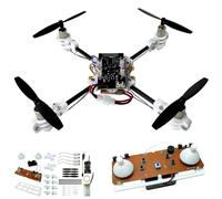 Kit de quadricoptère STEM avec moteurs Coreless | Réglage automatique de flottement, démarrage à un bouton et flips 3D | Apprenez les bases de drones pour les amateurs de bricolage et les étudiants