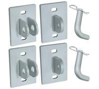 Kit de quai flottant lourd, kit de charnière de connecteur de quai stationnaire, kit de charnière de quai flottant galvanisé avec matériel de quai de 6,35 mm d'épaisseur, charnière d'angle flottante