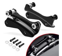 Kit de quincaillerie 4 Points en métal Noir Vif pour Harley Road King Street Glide 2014-2016