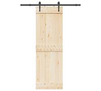 vidaXL Kit de quincaillerie de porte coulissante 152,5 cm acier noir