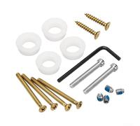Kit de quincaillerie de rechange avec vis à douille 1/2 de diamètre pour portes de patio à charnière Andersen et poignées de porte associées