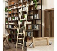 Kit De Quincaillerie Echelle De Bibliothèque Roulante - Kit De Quincaillerie Rail De Glissière De Echelle Bibliothèque Coulissante, Rail D'échelle Mobile En Tube Rond En Acier Inoxydable ( Size : 200c