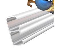 Kit de quincaillerie personnalisable pour porte coulissante double rail pour 1 porte jusqu'à 118,9 kg - Kit de dérivation argenté pour un usage commercial/résidentiel - Comprend un pivot supérieur et
