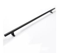 Kit de quincaillerie pour échelle coulissante de bibliothèque, rails d'échelle mobiles en tube d'acier rond de 1 m à 7,3 m (échelle non incluse), rail de guidage pour échelle roulante pour b