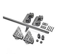 Kit de quincaillerie pour échelle coulissante, kit de quincaillerie pour Rail de Suspension d'échelle coulissante + Rail d'extension (échelle Non Incluse) (Taille : kit de Rail de 200 cm/6,6