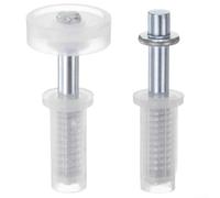 Kit de quincaillerie pour porte de placard à deux volets, pivot supérieur et roue de guidage, kit de quincaillerie pour porte pliante double (1 pièce)