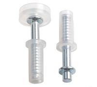 Kit de quincaillerie pour porte de placard avec pivot supérieur et roue de guidage comprenant plusieurs options pour réparer et maintenir la fonction coulissante fluide (1 pièce)