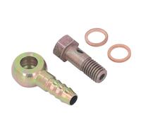 Kit de Raccord de Banjo d'eau Turbo M10 X 1,5 Mm à 3/8 Pouces Boulon de Banjo d'eau Turbo Kit de Connecteur de Banjo de Tuyau de Conduite d'eau de Turbocompresseur en Acier