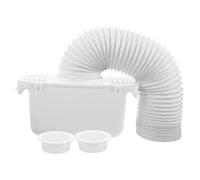 Kit de Raccord de Conduit de Sécheuse Intérieure 1 Set en Plastique | Collecteur de Peluches, Nettoyage Facile, pour Sèche-linge à Tambour, Blanc