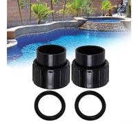 Kit de raccord de pompe de piscine compatible avec Hayward pour Tristar SP3200 SP4000 pour ecostar - Connecteur de rechange pour filtres de piscine hors sol - Pièces noires de 8,5 cm de diamètre