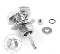 Kit de raccord de robinet de pression en silicone pour manomètre à vide Turbo Compresseur Sortie - Pour cannelure en acier usiné CNC ayant un filetage M10 x 1,25 pour tuyau d'aspiration de 0,25 ID