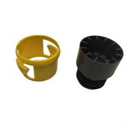Kit de raccord de tuyau de rechange pour aspirateur Karcher DS5500 DS5600 DS600 DS600 Raccords en plastique et caoutchouc avec verrouillage à baïonnette sécurisé et bague d'étanchéité pour une