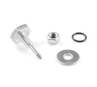 Kit de raccord de tuyau en silicone pour turbocompresseur avec ardillon fileté M10 x 1,25 et écrou en acier inoxydable pour robinet de pression sous vide sur Turbo Compresseur Outl