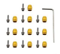 Kit de raccord de tuyau Olive avec clé pour freins hydrauliques SRAM compatible avec Red 22/Rival 1/22/Force 1/22/S700 pour raccourcir les conduites de frein (doré)