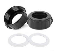 Kit de raccord d'écrou de rechange avec joints toriques pour tube de chauffage de 5,1 cm compatible avec Coleman Hydroquip Spa Builders Correctech