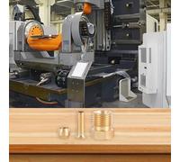 Kit de raccord d'huile conçu pour les applications de lubrification CNC utilisant la configuration de manchon de virole double cône M8 M10 (3 pièces de 6 mm)