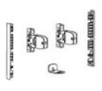Kit de raccord pour façade de tiroirs intérieur à langlaise avantech you hauteur 101 mm argent - hettich - argent Argent G
