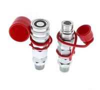 Kit de raccord rapide hydraulique à joint plat AT312876 KV11305 pour pelleteuse 310G 240 110 210K 324J 323D en acier au carbone