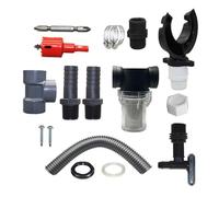 Kit de raccordement de citerne, système de récupération de pluie - Kit de dérivation de tonneau de pluie pour la collecte d'eau de pluie à partir du déviateur d'eau de pluie, système de