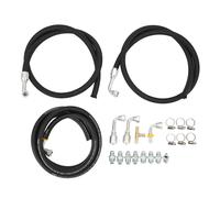 Kit de raccordement de durite de direction avec raccords, kit universel de durite de servodirection pour amplificateur de frein Hydroboost, HAHK R - pièce de rechange comprenant