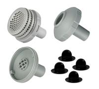 Kit de raccordement de filtre de piscine Intex pour entrée et sortie de piscine Intex, accessoire de piscine Ø 32 mm, pièce de rechange avec filetage intérieur à visser, améliorer la circulation de