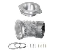 Kit de raccordement de ventilation pour sèche-linge magnétique - Embrayage magnétique en acier, adaptateur de tuyau d'échappement, joint hermétique | Kit de connecteurs de ventilation de lave-linge