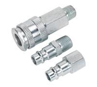 Kit De Raccordement D'Outils Pneumatiques Sealey 1/4" BSP Haute Débit ACH60