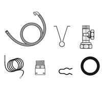 Kit de raccordement hydraulique pour réchauffeur gamme 2000 ECO RADIO SYSTEM FRISQUET F3AA40447