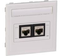 Kit de raccordement plat 2XActassi 250 cat6 STP blanc RAL9016 type:CYB-DP Schneider Electric Contenu: 1 pc(s)
