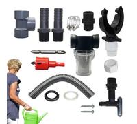 Kit de raccordement pour citerne de pluie, système de récupérateur de
