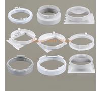 Kit de raccordement pour climatiseur portable 1 pièce, adaptateur de tuyau d'évacuation pour climatiseur mobile, joint de déflecteur, pièces de ventilation de fenêtre NO.7