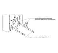 Kit de raccordement pour poêle hydro à mur