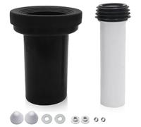 Kit de raccordement pour réservoir de chasse d'eau, en PVC, diamètre du tube 90/110, longueur 180 mm, compatible avec Geberit Duofix 405.116.00.1, tuyau d'écoulement pour WC mural