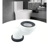 Kit de raccordement pour WC, droit ou excentrique - Raccord WC en PVC (10 cm)