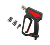 Kit de raccordement rapide pour nettoyeur haute pression avec 3 adaptateurs pour raccords de tuyau d'arrosage Poignée ergonomique 5000 PSI