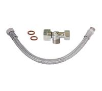 Kit de raccordement WC avec un robinet de WC, un flexible, 2 joints
