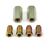 Kit de raccords de tuyau de frein M10 mm x 1 mm avec 2 connecteurs femelles et 4 écrous mâles pour une installation facile