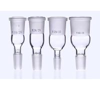 Kit de raccords for verrerie de laboratoire : connecteurs femelles/mâles 24/19, 19/14, 29/24, 19/24, 24/29, adaptés à une utilisation en laboratoire(34 to 24 type-2)