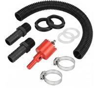 Kit de Raccords pour Tonneaux d'eau de Pluie, pour Trop Plein Cuve