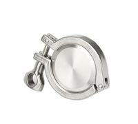 Kit de raccords sanitaires robustes en acier inoxydable - Collier de serrage Tri Clamp, virole, bouchon et joint en silicone(108mmx119mm)